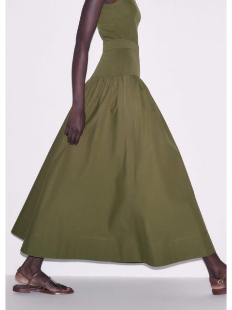 Mixed Media Maxi Skirt