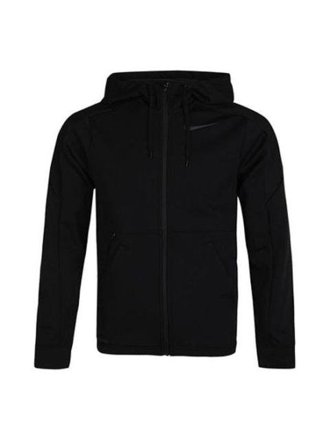 Nike Therm logo Training Hooded Jacket Black CU7359-010