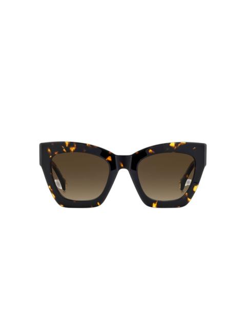 cat-eye speckled-effect sunglasses