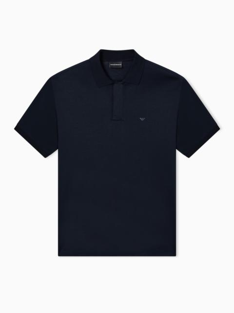 TRAVEL ESSENTIAL LYOCELL-BLEND JERSEY POLO SHIRT