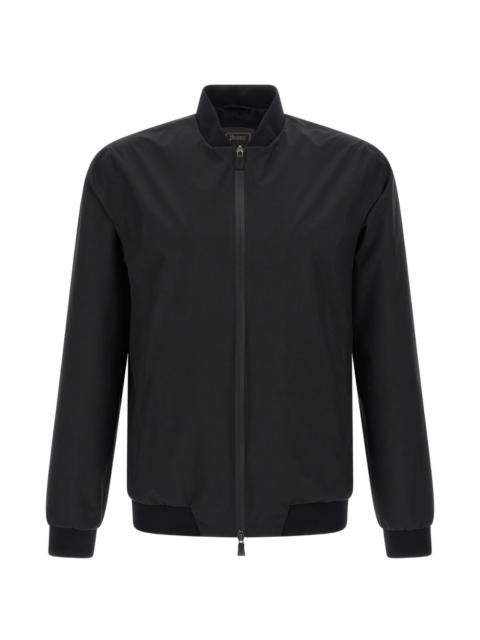 zip-up bomber jacket