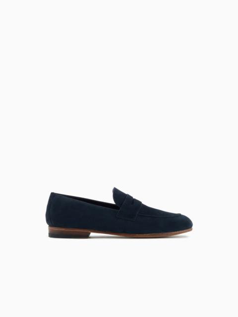 SUEDE LOAFERS