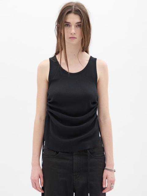 Mara Wrinkled Cropped Tank Top