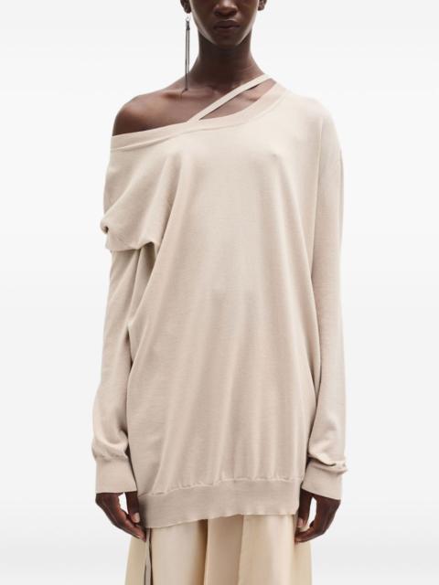 Helle off-shoulder sweatshirt