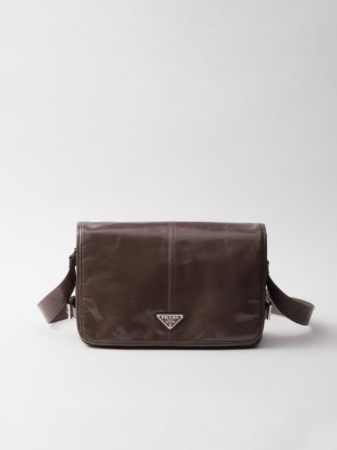Leather shoulder bag