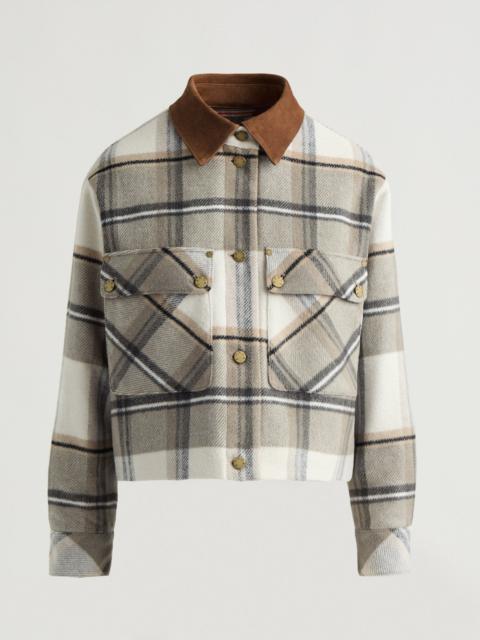 Neuville Plaid Cropped Jacket