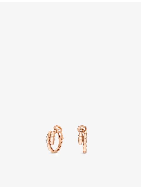 Serpenti Viper 18ct Rose-Gold Earrings