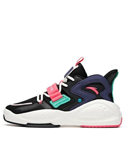(WMNS) ANTA Life Life Series Sneakers 'Black Pink' 122038081-4