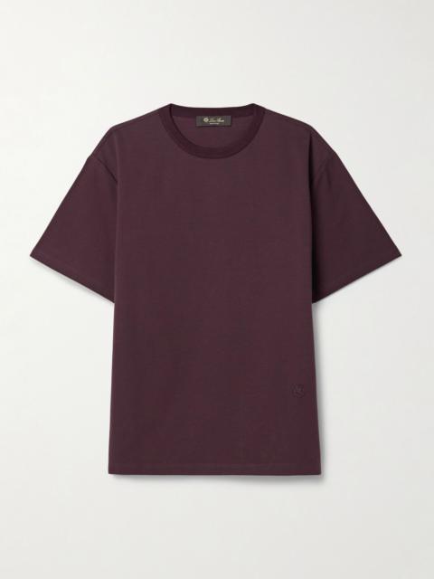 Neo cotton-jersey T-shirt Burgundy