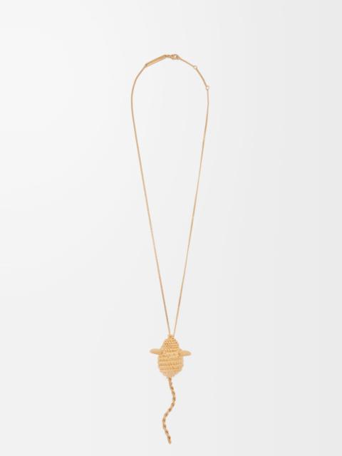 Mouse necklace