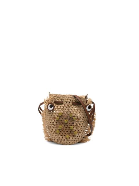 eye-detail drawstring mini bag