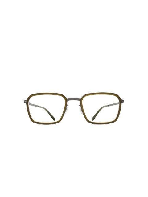 Lauri geometric-frame glasses