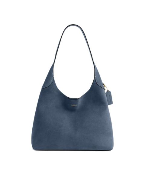 suede tote bag