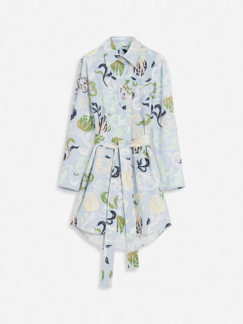 PRINTED SHIRT DRESS