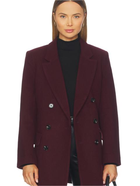 Emory Short Double Breasted Wool Coat