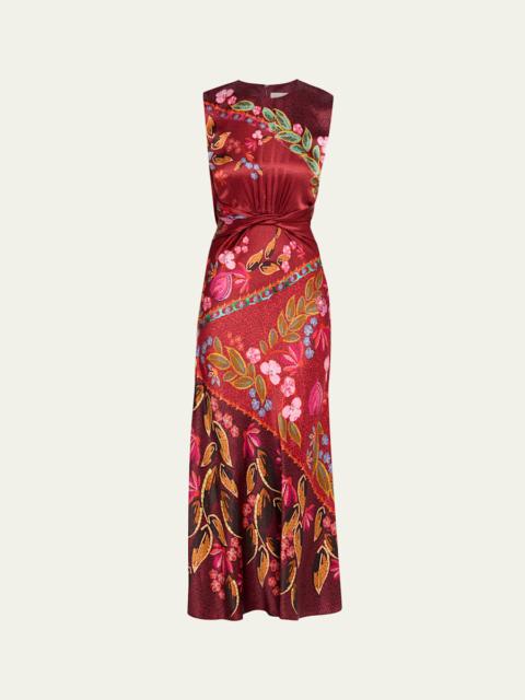 Gwen Silk Midi Dress