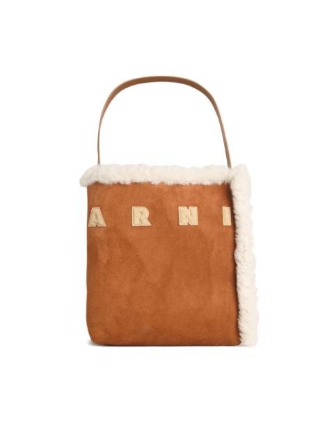 Museo suede shoulder bag