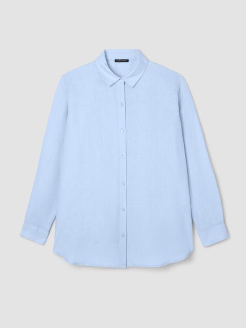 Organic Handkerchief Linen Classic Collar Shirt