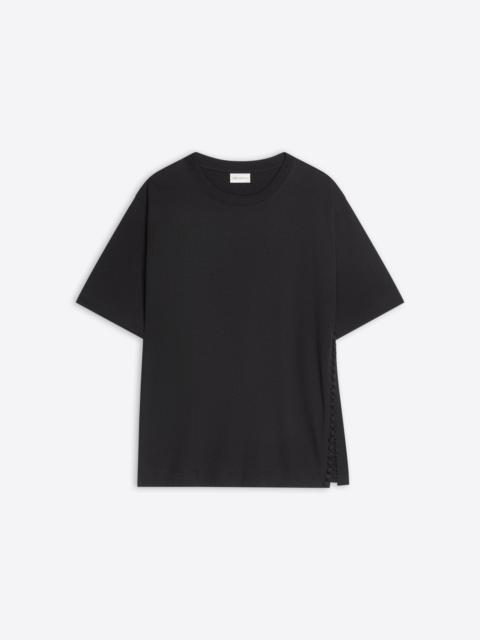 BUTTONED COTTON TEE