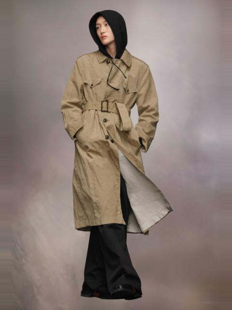 Canvas Trench Coat