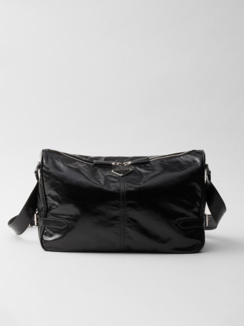 Leather shoulder bag