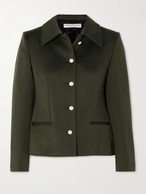 Wool-crepe Jacket