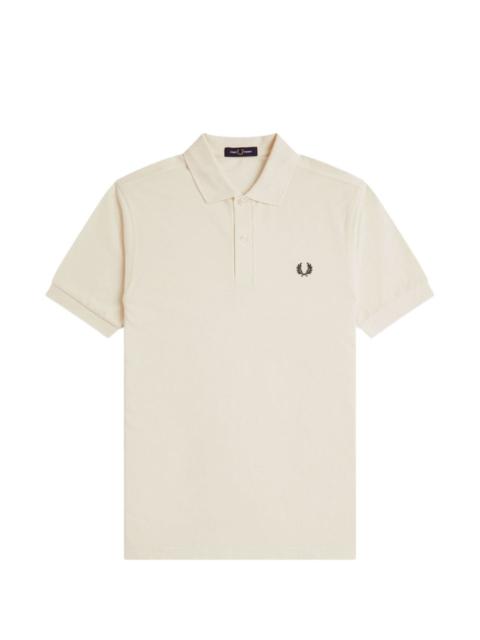 logo-detail polo shirt