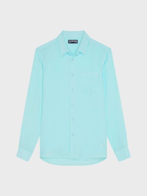 MEN LINEN SHIRT SOLID