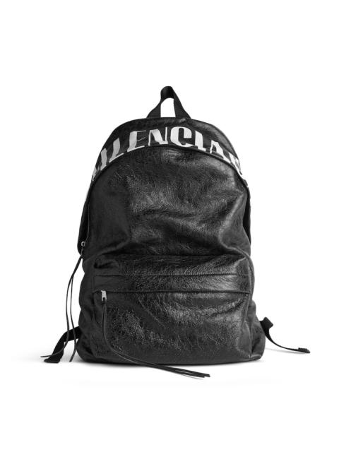 Men's Editor Backpack in Black/white