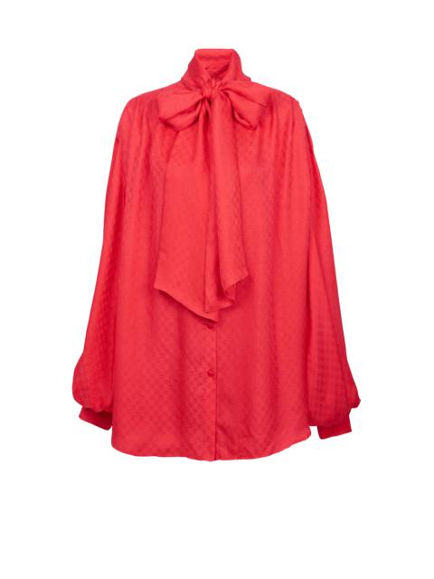 Mini monogram silk shirt