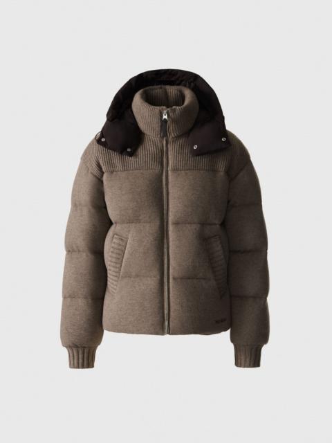 GRIFFEN Cashmere-Blend Down Jacket with Removable Hood