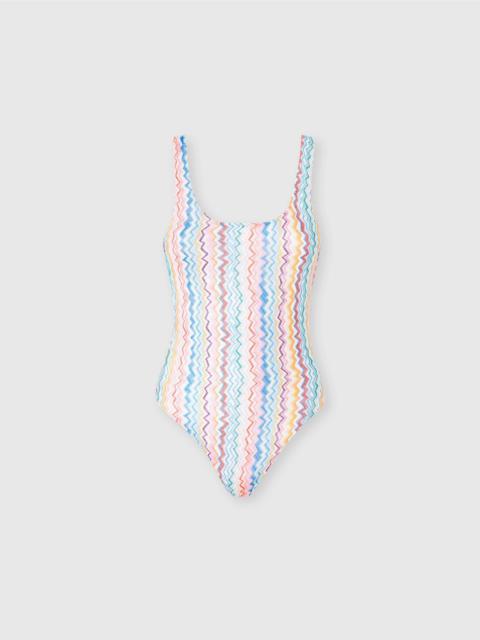 Sporty one-piece swimsuit