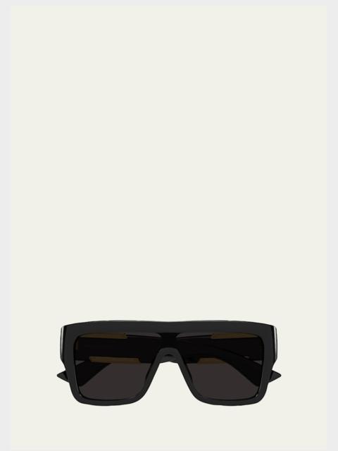 BV1451S-001 Acetate Rectangle Sunglasses