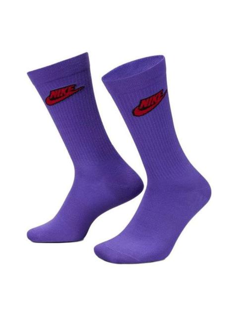 Nike Everyday Essential Crew Socks (2 Pairs) 'Purple' DH6152-903
