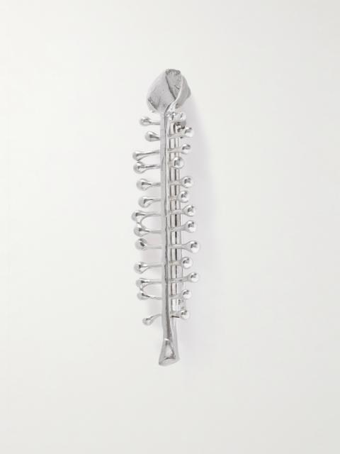 The Skeleton Of The Self Recycled Silver Brooch