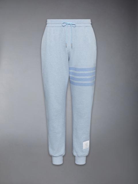 MELANGE BRUSHED LOOPBACK 4-BAR SWEATPANTS