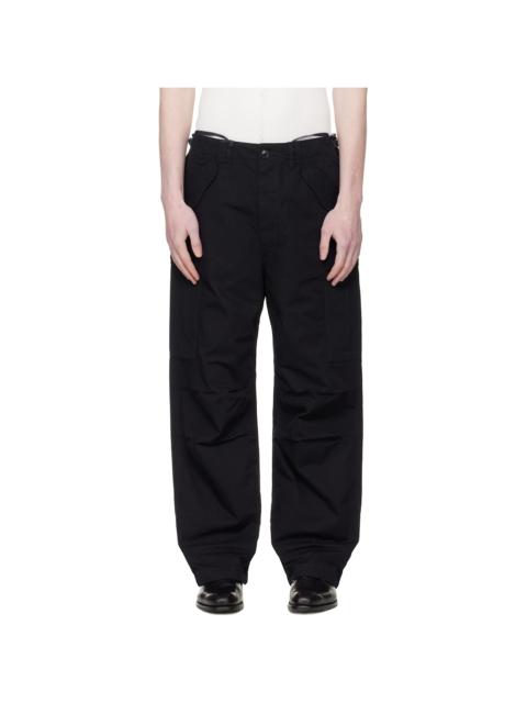 Navy Ripstop Cargo Pants