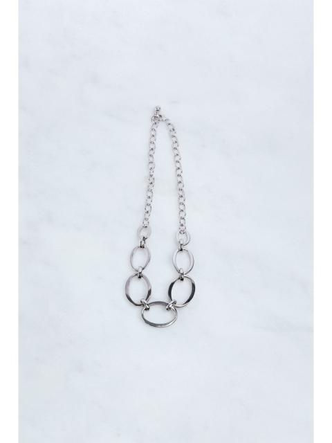 Hand Set European Crystal Oversized Chain Necklace
