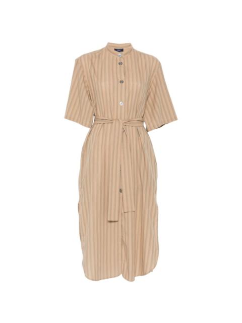Izzo striped midi dress