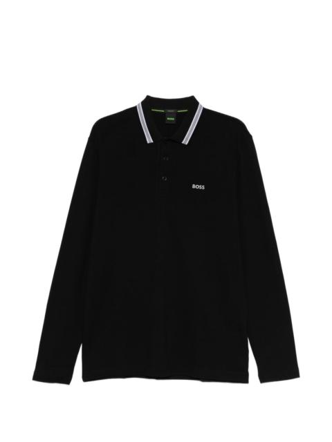 long-sleeve polo shirt