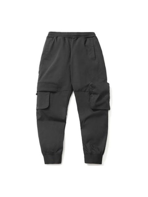 Li-Ning Classic Cargo Pants 'Black' AKXR039-2