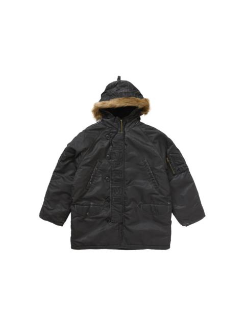 Supreme Washed Flight Satin N 3B Parka Black