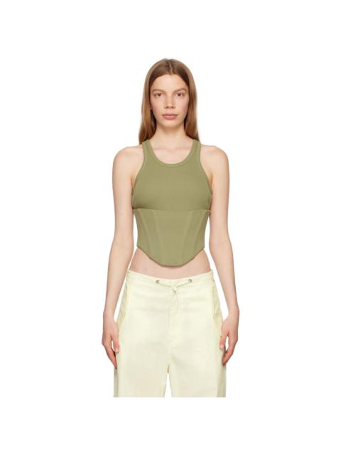 Khaki Float Tank Top