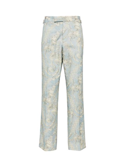 SANG TOILE DE JOUY-PRINT TROUSERS