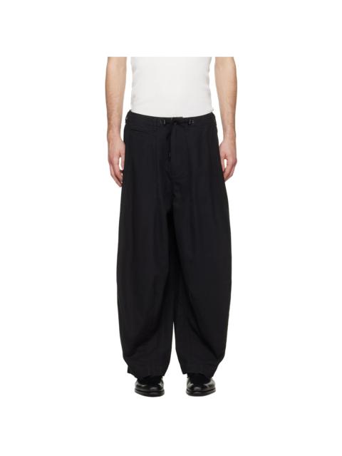 Black H.D. Military Trousers