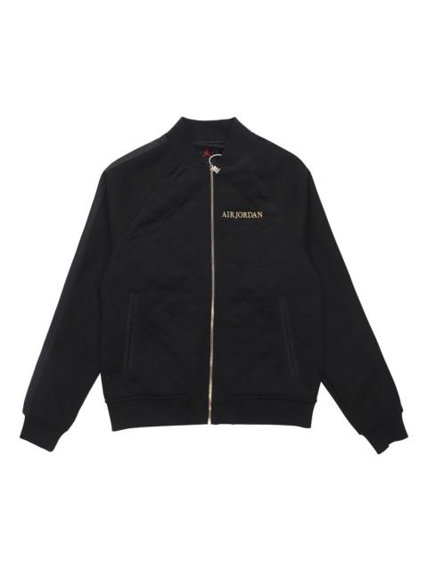 Air Jordan Athleisure Casual Sports Stand Collar Jacket Black BQ5772-010