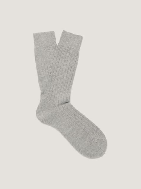 Cashmere Rib Socks