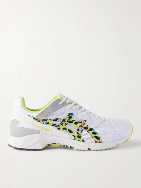 + ASICS Leopard-Print Leather and Mesh Sneakers