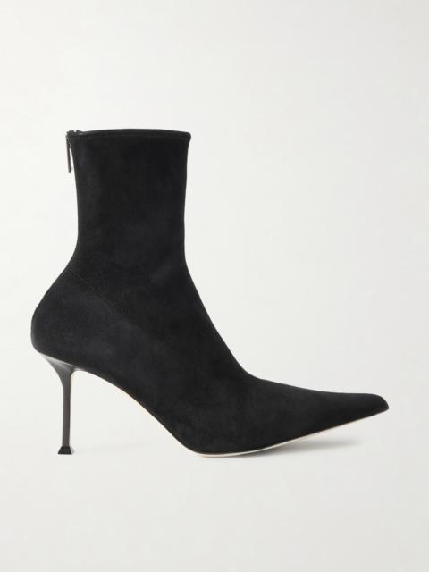 Helix Stretch Stretch-suede Ankle Boots