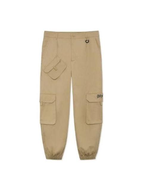 Li-Ning BadFive Changan Boy Loose Fit Cargo Pants 'Khaki' AKXR619-2
